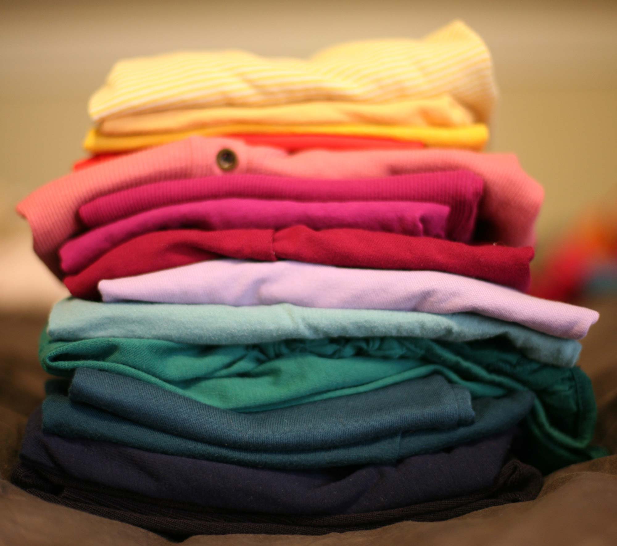 Wash Dry and Fold service is offered at our dry cleaning shops.